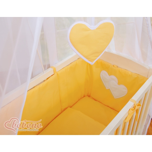 Co-sleeper Kinderbed met Matras en beddengoed -  Perzik