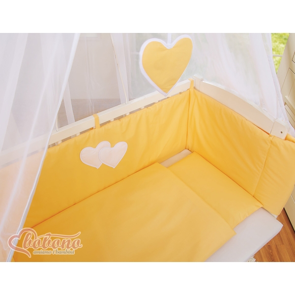 Co-sleeper Kinderbed met Matras en beddengoed -  Perzik