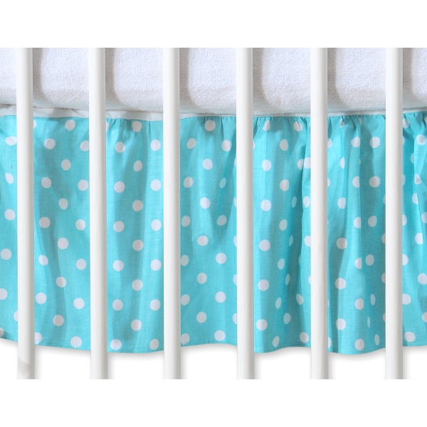 Decoratieve Bedrok Stofhoes Maskerende Ruche voor Kinderbed 140x70 cm - Harten