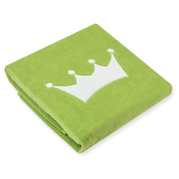 Deken van Polar Fleece voor Baby -  Groen Little Prince Princess