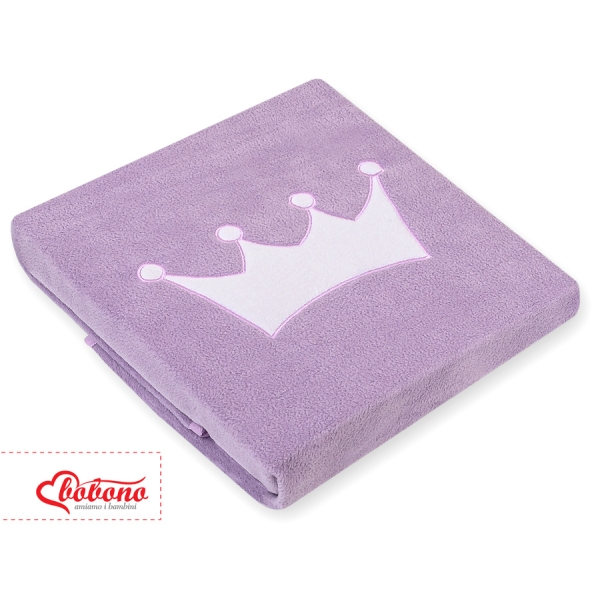 Deken van Polar Fleece voor Baby -  Purper Little Prince Princess