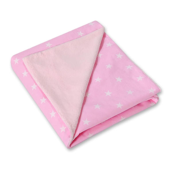 Dubbelzijdig Deken voor Baby-Autozitje Roze
