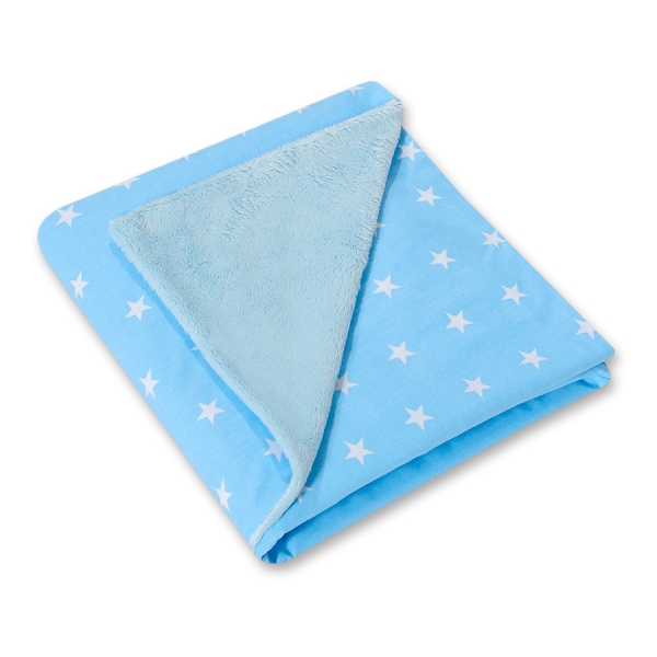 Dubbelzijdig  Dekentje voor Baby Autostoel Blauw