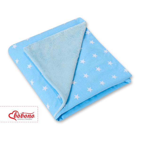 Dubbelzijdig  Dekentje voor Baby Autostoel Blauw