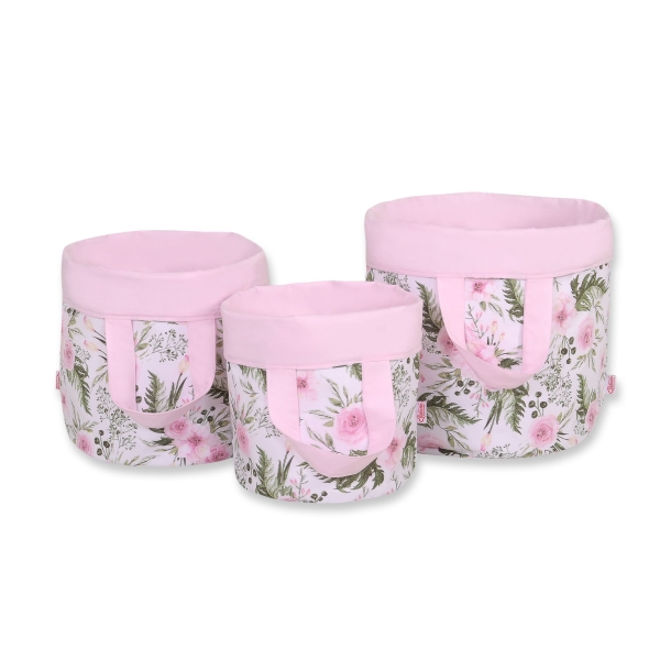 Dubbelzijdige Opbergmand  L Roze