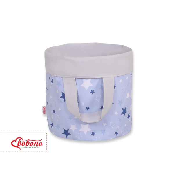 Dubbelzijdige Opbergmand  S Blauw Grijs Sterren