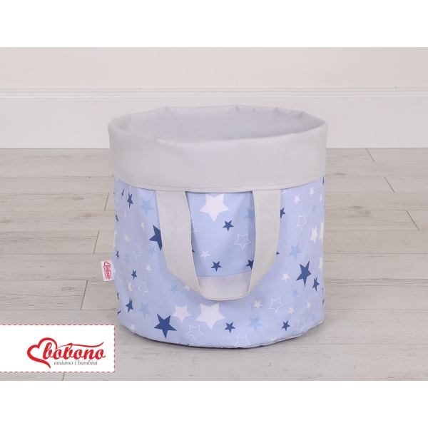 Dubbelzijdige Opbergmand  S Blauw Grijs Sterren