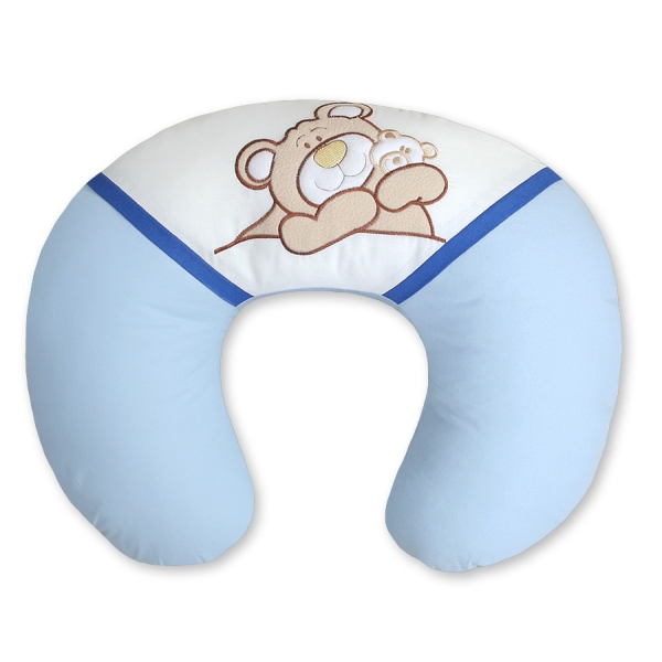 Extra Hoes voor Voedingskussen - Barnabas Bear Blauw Teddy Bear Branaba
