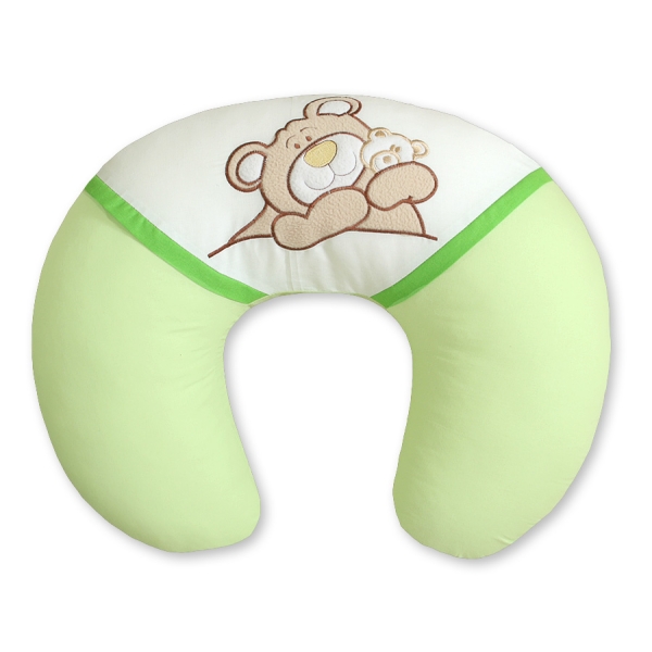 Extra Hoes voor Voedingskussen - Barnabas Bear Groen Teddy Bear Branaba