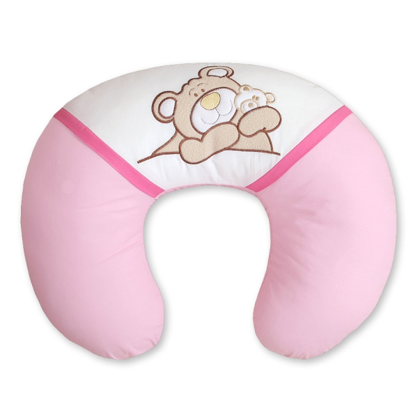 Extra Hoes voor Voedingskussen - Barnabas Bear Roze Teddy Bear Branaba