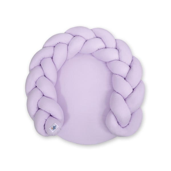 Gevlochten Donut & Bedbumper Speelmat 2 in 1 Purper