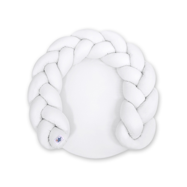 Gevlochten Donut & Bedbumper Speelmat 2 in 1 Wit