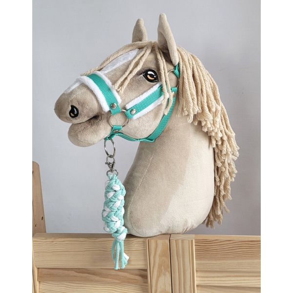 Gevlochten Touw voor Stokpaardje Hobby Horse Mint Wit
