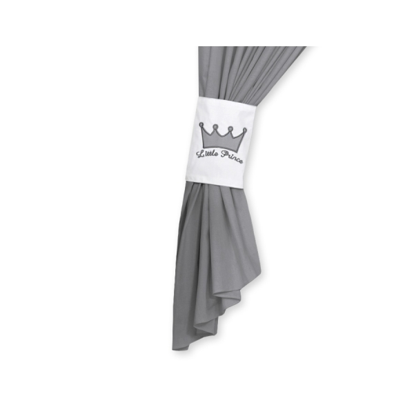 Gordijnen voor Babykamer -  Antraciet Little Prince Princess