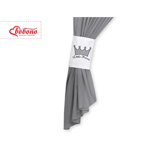 Gordijnen voor Babykamer -  Antraciet Little Prince Princess