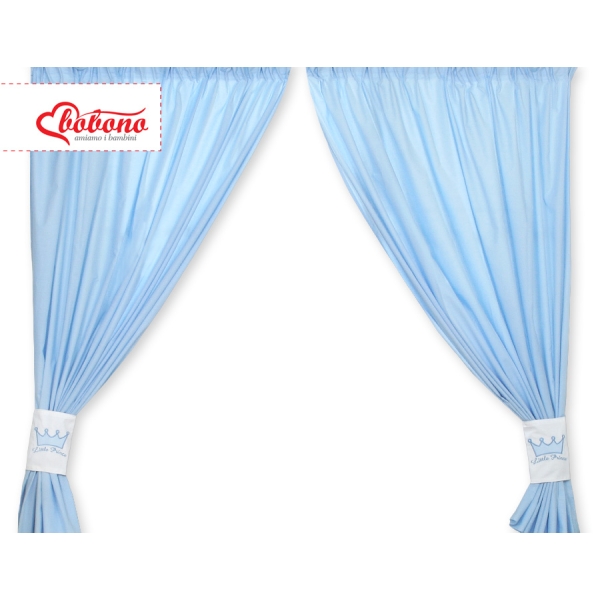 Gordijnen voor Babykamer -  Blauw Little Prince Princess
