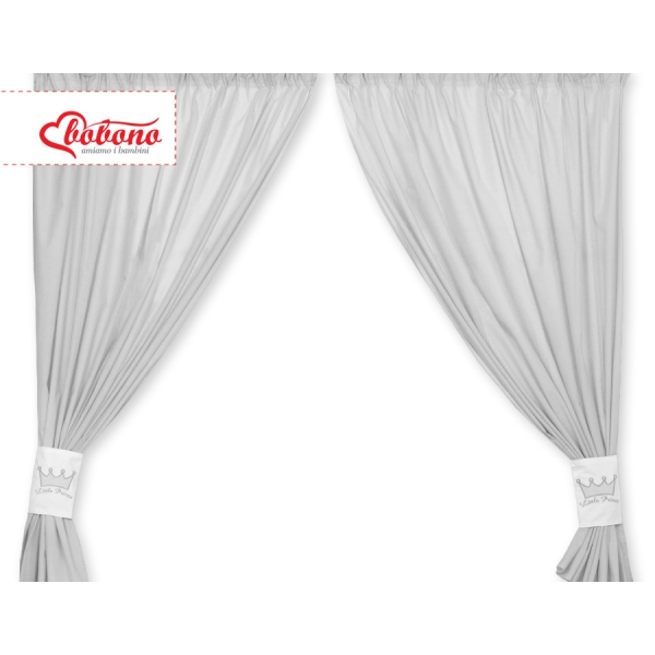 Gordijnen voor Babykamer -  Grijs Little Prince Princess