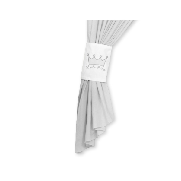 Gordijnen voor Babykamer -  Grijs Little Prince Princess