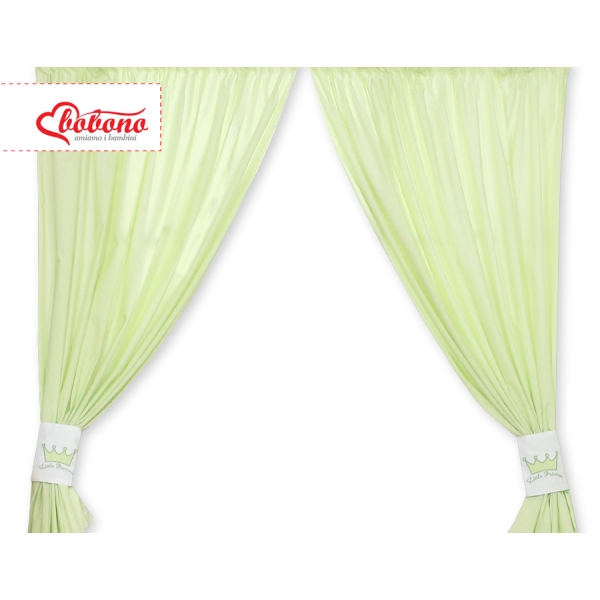 Gordijnen voor Babykamer -  Groen Little Prince Princess