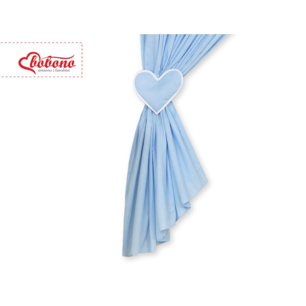 Gordijnen voor Babykamer - Harten Blauw