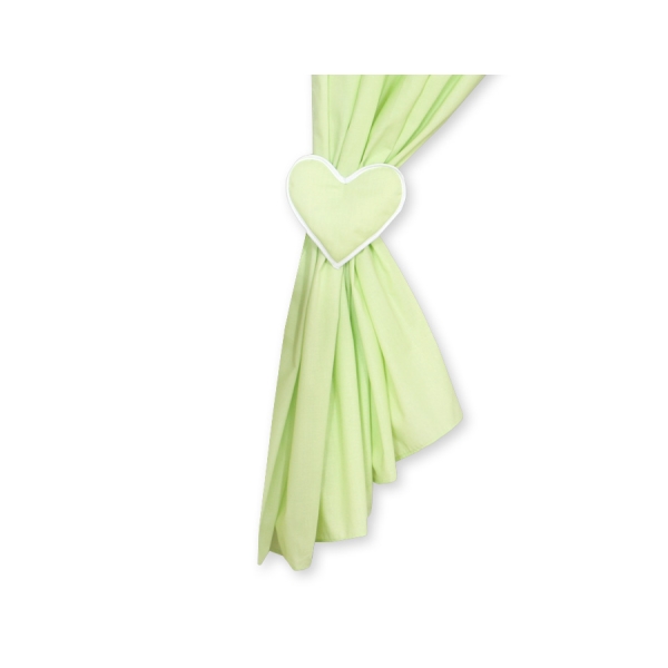 Gordijnen voor Babykamer - Harten Groen