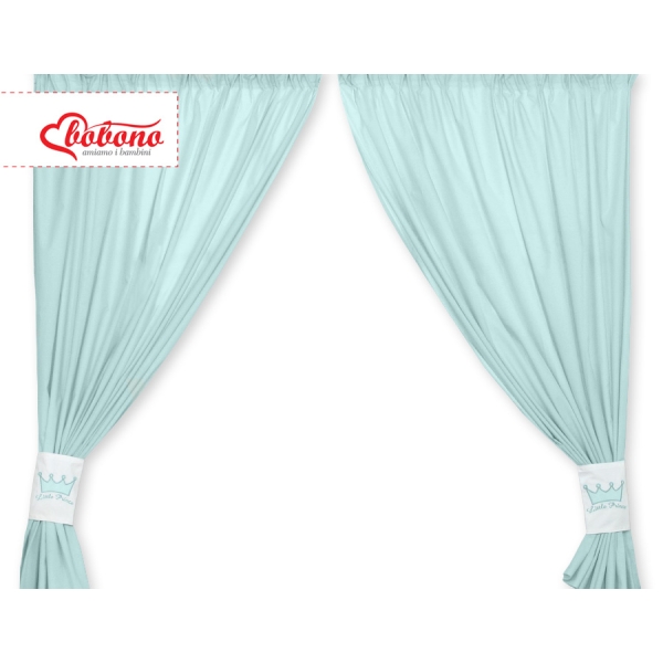 Gordijnen voor Babykamer -  Mint Little Prince Princess