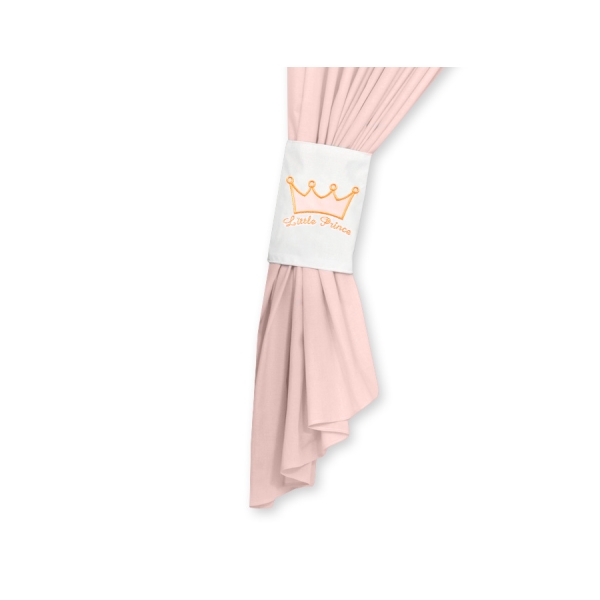 Gordijnen voor Babykamer -  Poederroze Little Prince Princess