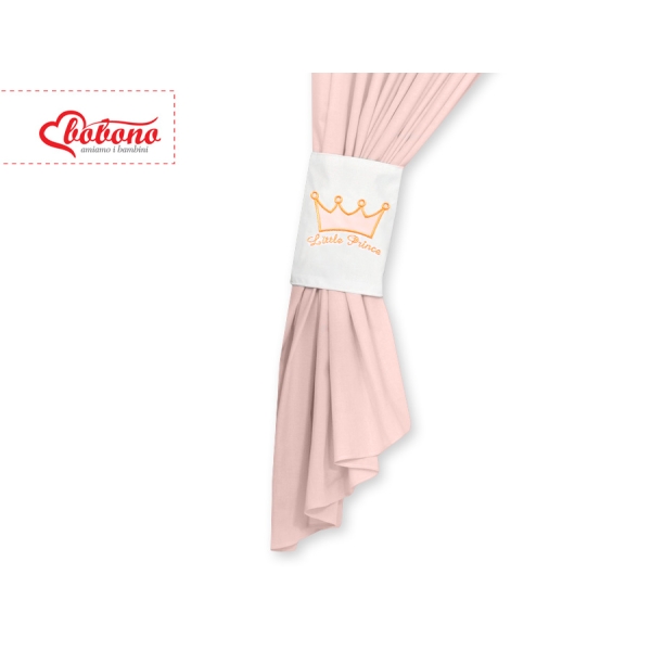 Gordijnen voor Babykamer -  Poederroze Little Prince Princess