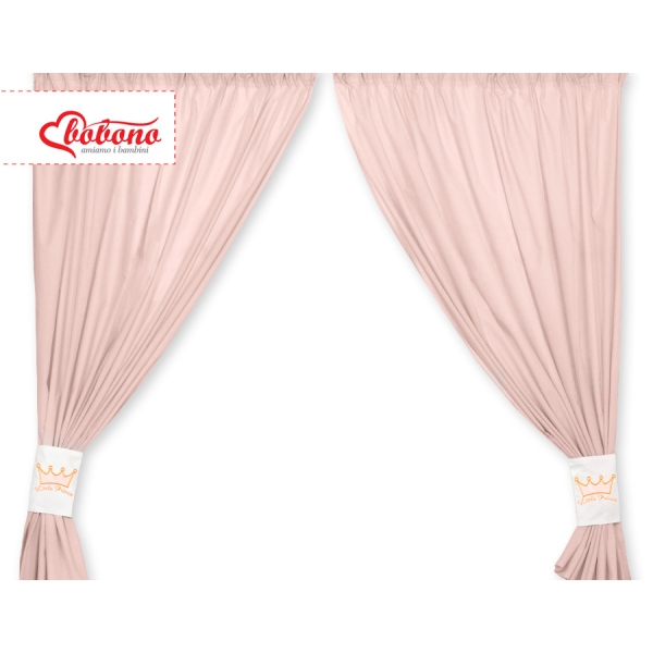 Gordijnen voor Babykamer -  Poederroze Little Prince Princess