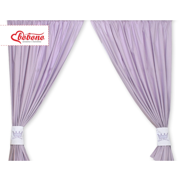 Gordijnen voor Babykamer -  Purper Little Prince Princess