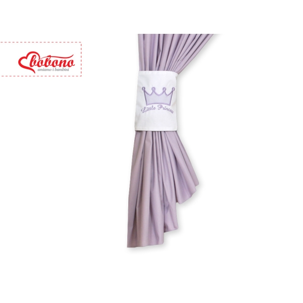 Gordijnen voor Babykamer -  Purper Little Prince Princess
