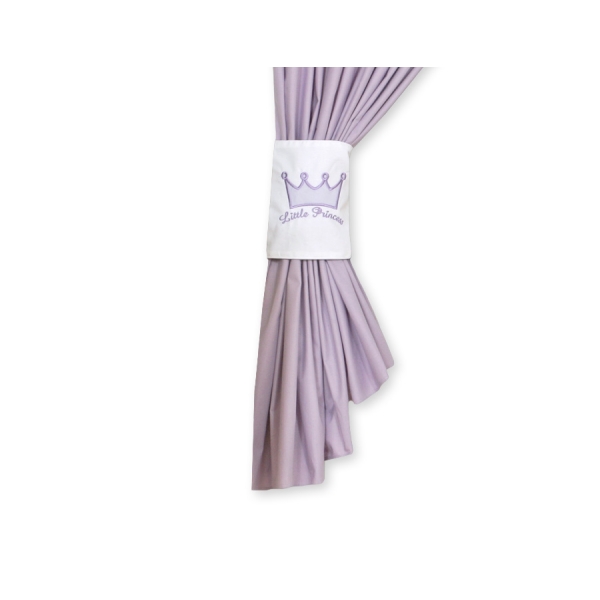 Gordijnen voor Babykamer -  Purper Little Prince Princess