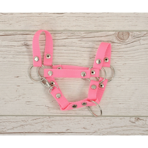 Halster voor Stokpaardje Hobby Horse Roze  A4