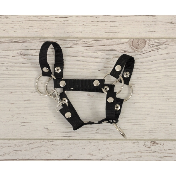 Halster voor Stokpaardje Hobby Horse Zwart  A4