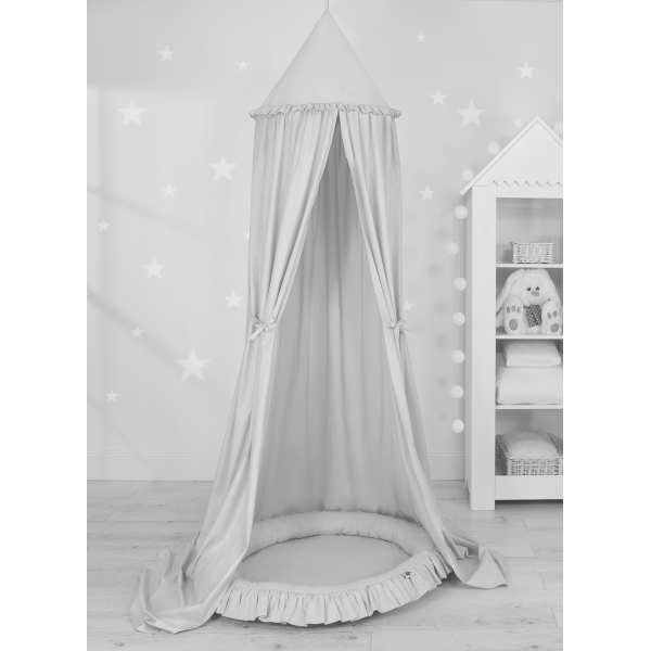 Hangende Klamboe met Nest voor Babykamer Grijs