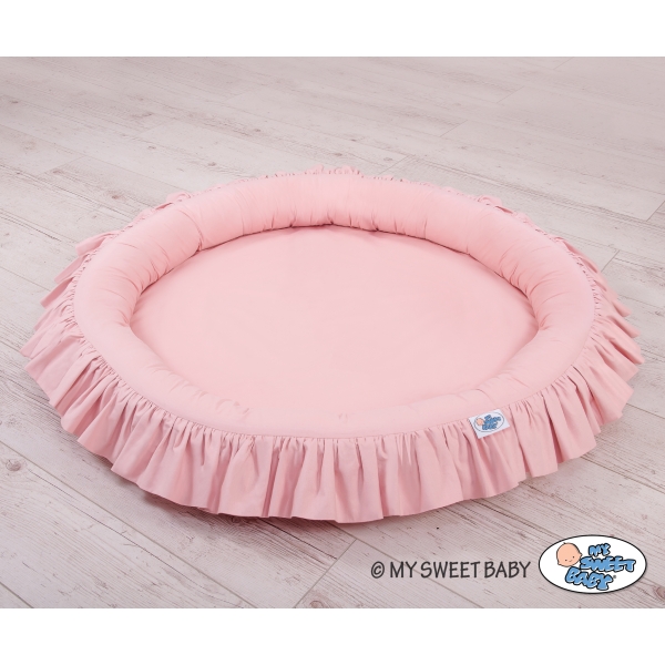 Hangende Klamboe met Nest voor Babykamer Stofroze