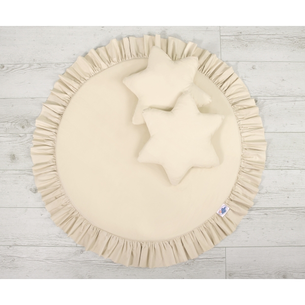 Hangende Klamboe Speelmat Kussenset  voor Babykamer Beige