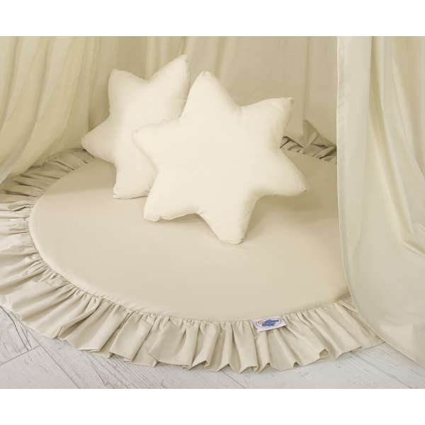 Hangende Klamboe Speelmat Kussenset  voor Babykamer Beige