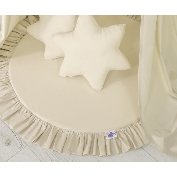 Hangende Klamboe Speelmat Kussenset  voor Babykamer Beige