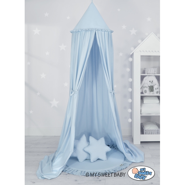 Hangende Klamboe Speelmat Kussenset  voor Babykamer Blauw