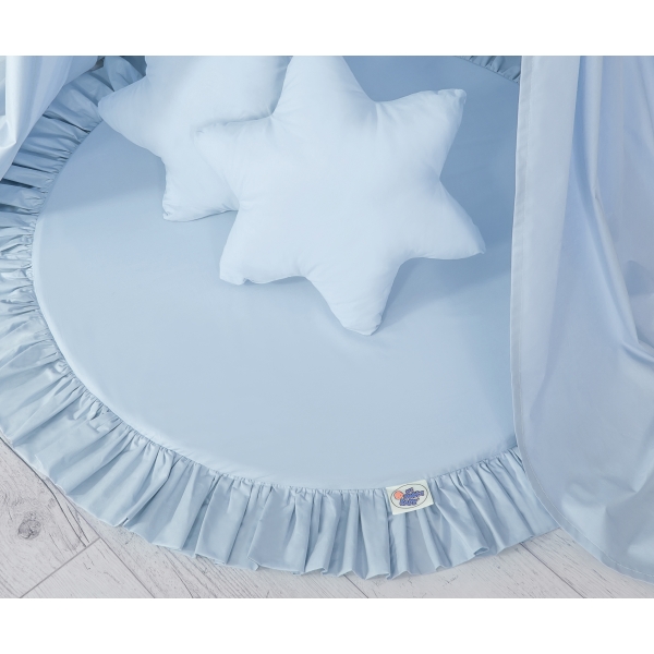 Hangende Klamboe Speelmat Kussenset  voor Babykamer Blauw