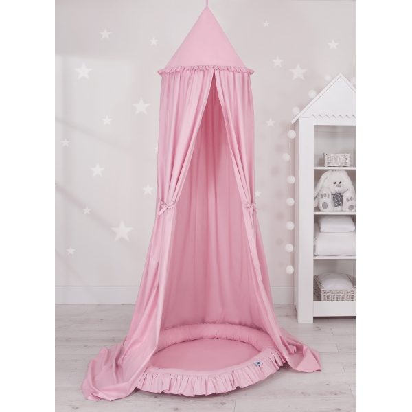 Hangende Luifel met Nest voor Babykamer Roze Voor Meisjes
