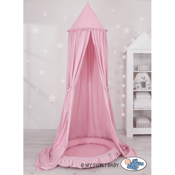 Hangende Luifel met Nest voor Babykamer Roze Voor Meisjes