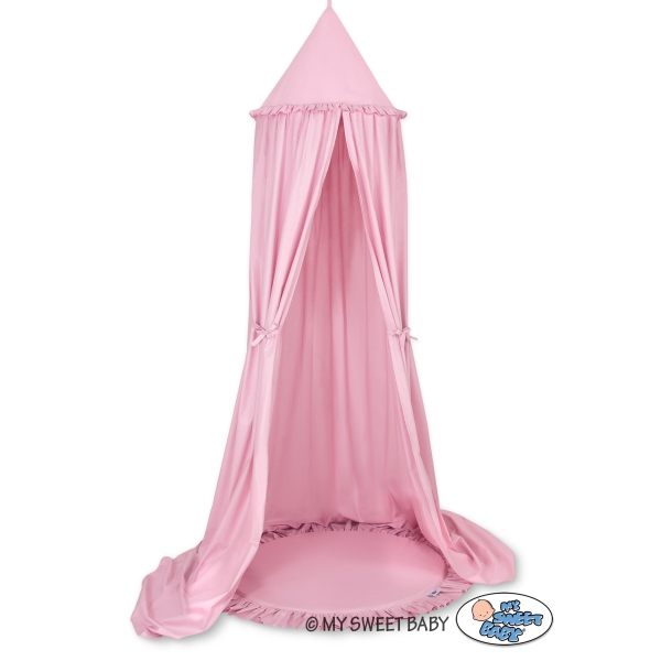 Hangende Luifel met Speelmat voor Babykamer Roze