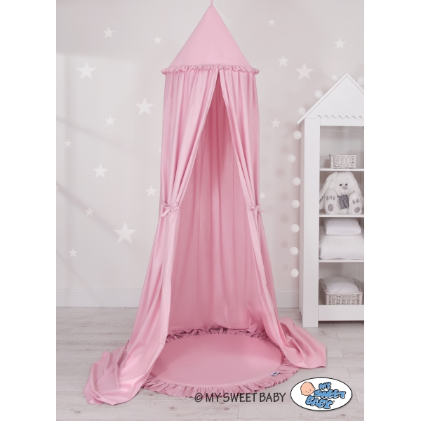 Hangende Luifel met Speelmat voor Babykamer Roze