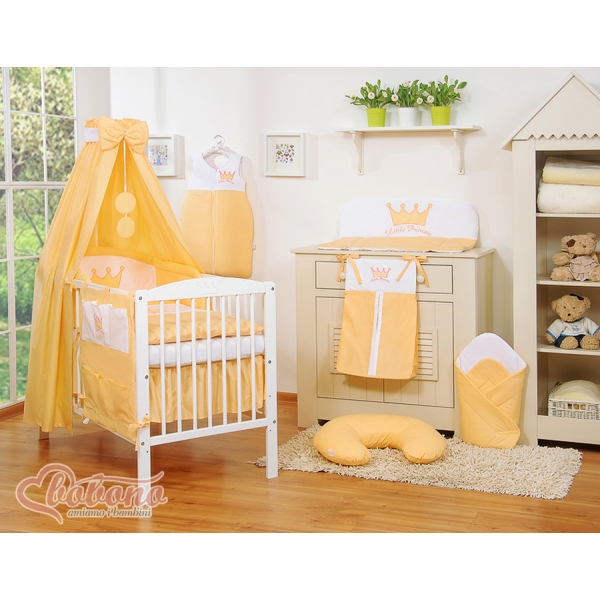 Hemeltje van Katoen voor Kinderbed -  Perzik Little Prince Princess