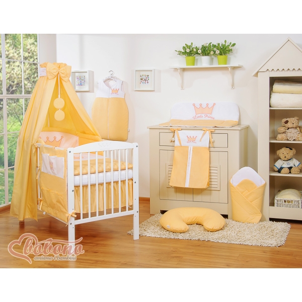 Hemeltje van Katoen voor Kinderbed -  Perzik Little Prince Princess