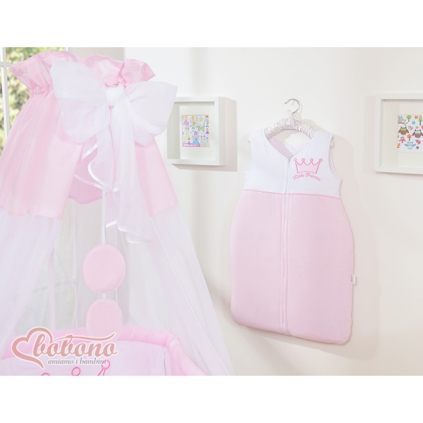 Hemeltje van Tule voor Ledikant -  Roze Sifonki Little Prince Princess