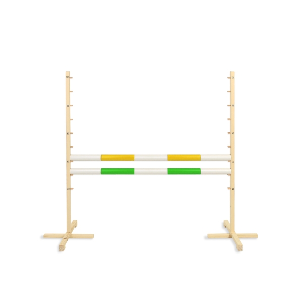 Hindernis voor Hobby Horse 120cm, 2x Stang 50mm Geel