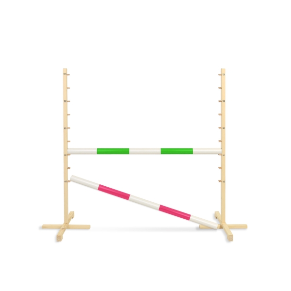 Hindernis voor Hobby Horse 120cm, 2x Stang 50mm Groen
